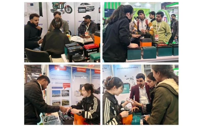 火爆開幕！旭派電池閃耀印度國際電動車展，D179展位人氣爆棚！